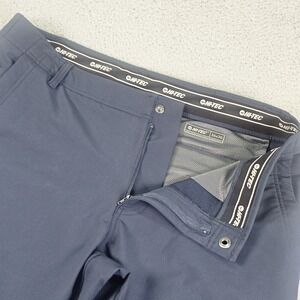 Hi-Tec Pants Mens 36x30 Blue Stretch Hiking Zip Pocket Performance Trail